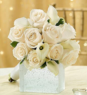 All White  Bouquet