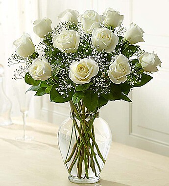 Rose Elegance? Premium Long Stem White Roses
