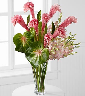 Alluring Luxury Orchid &amp; Ginger Bouquet - 26 Stems