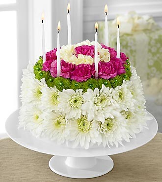 The Wonderful Wishes&amp;trade; Floral Cake